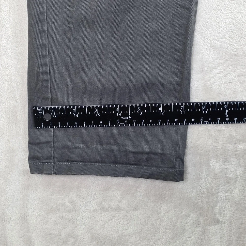 Bonobos Chino Pants Mens 36x30 Gray‎ Stretch Casual Slant Pockets Flat Front - Picture 8 of 10